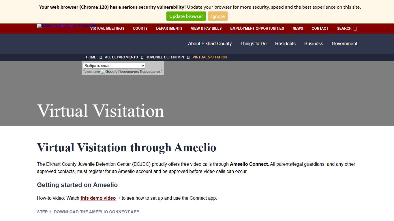 Virtual Visitation - Elkhart County