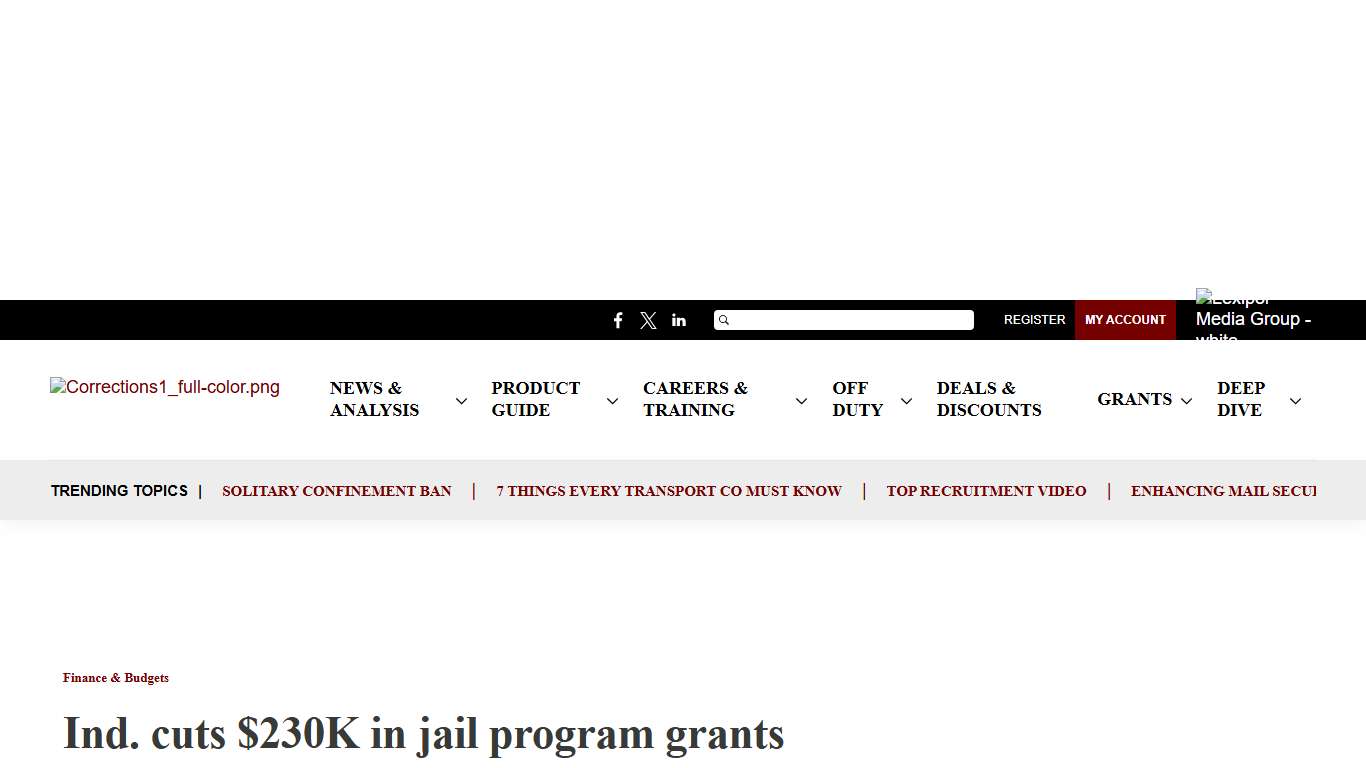 Elkhart County jail programs at risk after $230K cut
